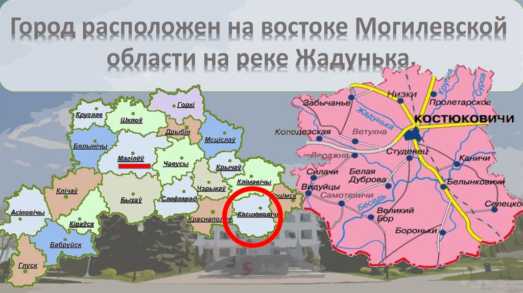 Костюковичі - батьківщина родини Маркєлових і Василя Маргєлова